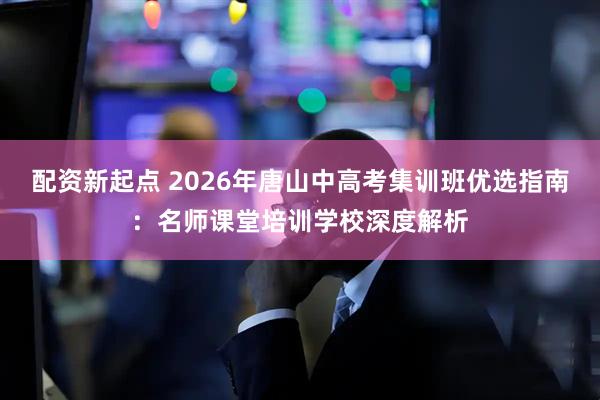 配资新起点 2026年唐山中高考集训班优选指南：名师课堂培训学校深度解析